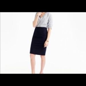 JCrew 365 Black Pencil Skirt size 18